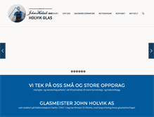 Tablet Screenshot of holvikglas.no